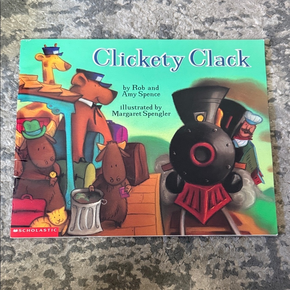 Scholastic Clickety Clack Picture Book - Green and Black Cover